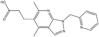 3-[4,6-dimethyl-1-(pyridin-2-ylmethyl)-1H-pyrazolo[3,4-b]pyridin-5-yl]propanoic acid