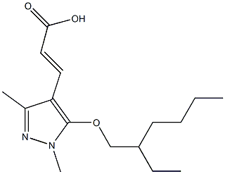  3-{5-[(2-ethylhexyl)oxy]-1,3-dimethyl-1H-pyrazol-4-yl}prop-2-enoic acid