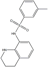 3-methyl-N-(1,2,3,4-tetrahydroquinolin-8-yl)benzene-1-sulfonamide