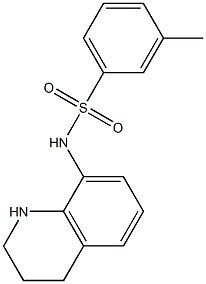  3-methyl-N-(1,2,3,4-tetrahydroquinolin-8-yl)benzene-1-sulfonamide