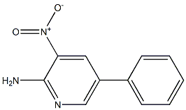 3-nitro-5-phenylpyridin-2-amine Structure