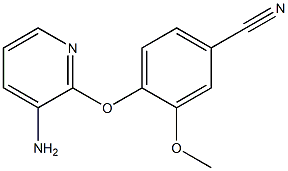 4-[(3-aminopyridin-2-yl)oxy]-3-methoxybenzonitrile Structure