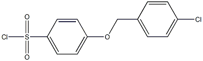 4-[(4-chlorophenyl)methoxy]benzene-1-sulfonyl chloride Structure