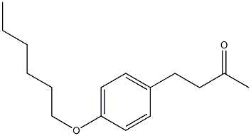 4-[4-(hexyloxy)phenyl]butan-2-one 结构式