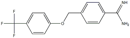 4-[4-(trifluoromethyl)phenoxymethyl]benzene-1-carboximidamide