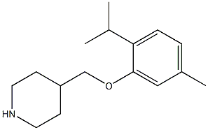 4-[5-methyl-2-(propan-2-yl)phenoxymethyl]piperidine