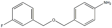 4-{[(3-fluorophenyl)methoxy]methyl}aniline