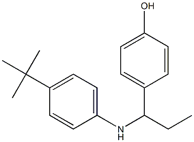 4-{1-[(4-tert-butylphenyl)amino]propyl}phenol