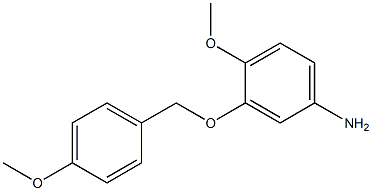 4-methoxy-3-[(4-methoxybenzyl)oxy]aniline Struktur