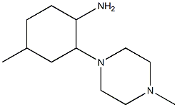 4-methyl-2-(4-methylpiperazin-1-yl)cyclohexanamine Structure