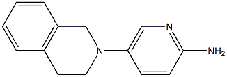 5-(1,2,3,4-tetrahydroisoquinolin-2-yl)pyridin-2-amine Struktur