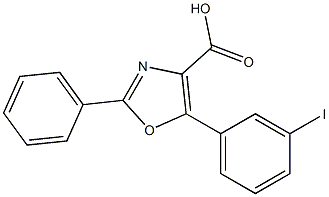 5-(3-iodophenyl)-2-phenyl-1,3-oxazole-4-carboxylic acid