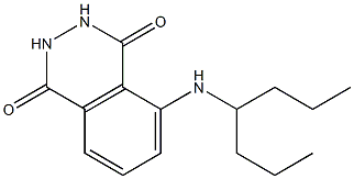 5-(heptan-4-ylamino)-1,2,3,4-tetrahydrophthalazine-1,4-dione Struktur
