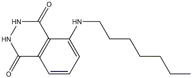5-(heptylamino)-1,2,3,4-tetrahydrophthalazine-1,4-dione 结构式