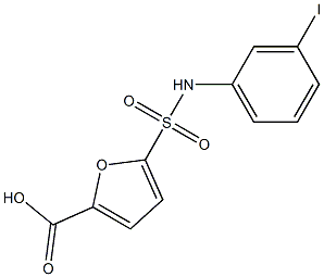 5-[(3-iodophenyl)sulfamoyl]furan-2-carboxylic acid