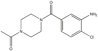 5-[(4-acetylpiperazin-1-yl)carbonyl]-2-chloroaniline
