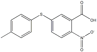 5-[(4-methylphenyl)sulfanyl]-2-nitrobenzoic acid Structure