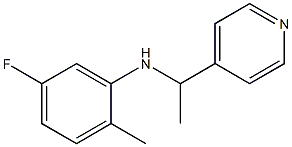 5-fluoro-2-methyl-N-[1-(pyridin-4-yl)ethyl]aniline