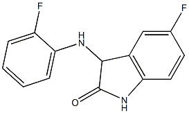 5-fluoro-3-[(2-fluorophenyl)amino]-2,3-dihydro-1H-indol-2-one
