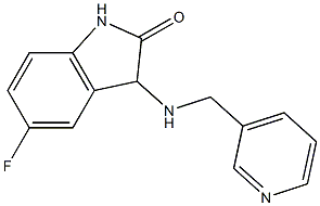 5-fluoro-3-[(pyridin-3-ylmethyl)amino]-2,3-dihydro-1H-indol-2-one