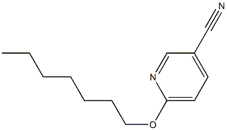 6-(heptyloxy)pyridine-3-carbonitrile 结构式