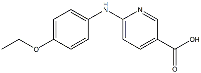 6-[(4-ethoxyphenyl)amino]pyridine-3-carboxylic acid Struktur