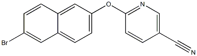  6-[(6-bromo-2-naphthyl)oxy]nicotinonitrile