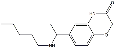 6-[1-(pentylamino)ethyl]-3,4-dihydro-2H-1,4-benzoxazin-3-one