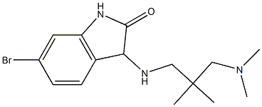 6-bromo-3-({2-[(dimethylamino)methyl]-2-methylpropyl}amino)-2,3-dihydro-1H-indol-2-one
