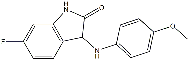 6-fluoro-3-[(4-methoxyphenyl)amino]-2,3-dihydro-1H-indol-2-one