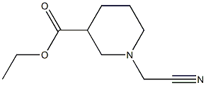ethyl 1-(cyanomethyl)piperidine-3-carboxylate Structure