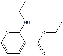 ethyl 2-(ethylamino)pyridine-3-carboxylate Struktur