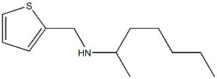 heptan-2-yl(thiophen-2-ylmethyl)amine Structure