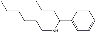 hexyl(1-phenylbutyl)amine 结构式