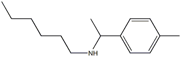 hexyl[1-(4-methylphenyl)ethyl]amine Structure