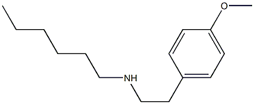 hexyl[2-(4-methoxyphenyl)ethyl]amine 结构式