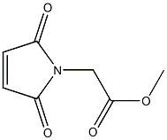 methyl 2-(2,5-dioxo-2,5-dihydro-1H-pyrrol-1-yl)acetate Structure