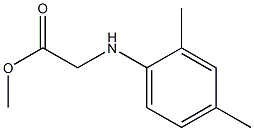 methyl 2-[(2,4-dimethylphenyl)amino]acetate Structure