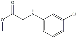 methyl 2-[(3-chlorophenyl)amino]acetate|