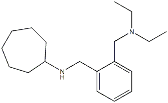  N-({2-[(diethylamino)methyl]phenyl}methyl)cycloheptanamine