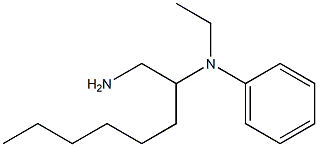 N-(1-aminooctan-2-yl)-N-ethylaniline Structure