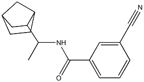 N-(1-bicyclo[2.2.1]hept-2-ylethyl)-3-cyanobenzamide Structure