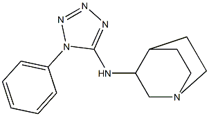 N-(1-phenyl-1H-1,2,3,4-tetrazol-5-yl)-1-azabicyclo[2.2.2]octan-3-amine