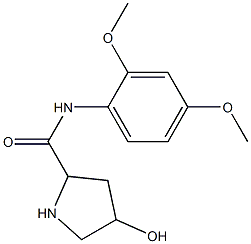 N-(2,4-dimethoxyphenyl)-4-hydroxypyrrolidine-2-carboxamide