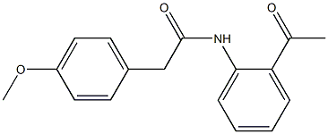 N-(2-acetylphenyl)-2-(4-methoxyphenyl)acetamide|