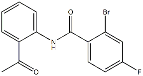 N-(2-acetylphenyl)-2-bromo-4-fluorobenzamide