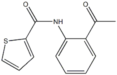 N-(2-acetylphenyl)thiophene-2-carboxamide Structure
