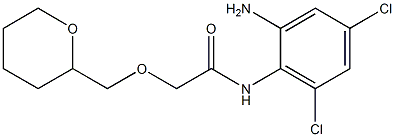 N-(2-amino-4,6-dichlorophenyl)-2-(oxan-2-ylmethoxy)acetamide Structure