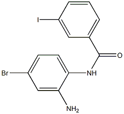 N-(2-amino-4-bromophenyl)-3-iodobenzamide 结构式
