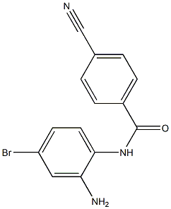N-(2-amino-4-bromophenyl)-4-cyanobenzamide Structure